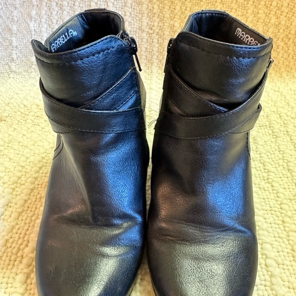 Marella Women's Black Leather Ankle Boots - Picture 3 of 6